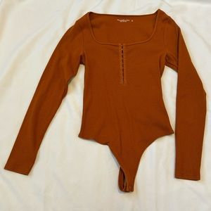 Abercrombie & Fitch Brown Bodysuit